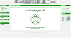 Desktop Screenshot of ecobiologie.ch